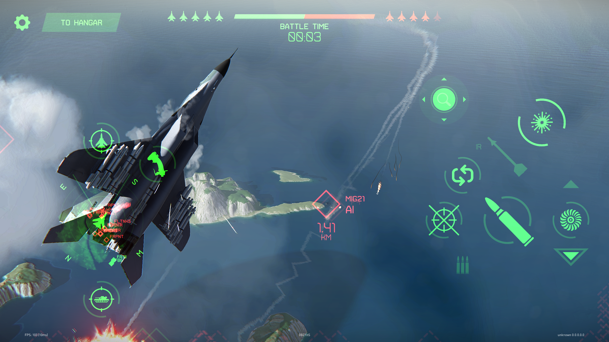 Modern Jet Fighters Online Game Screenshot
