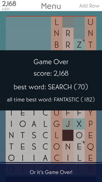 SpellTower ゲームのスクリーンショット