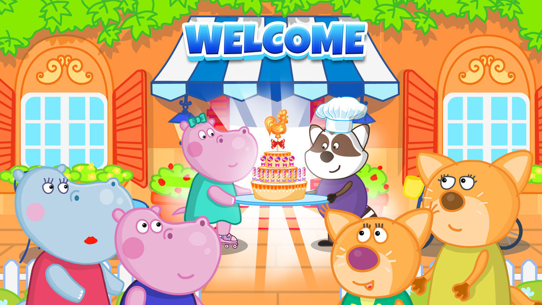 Screenshot of Kids cafe. Funny kitchen game