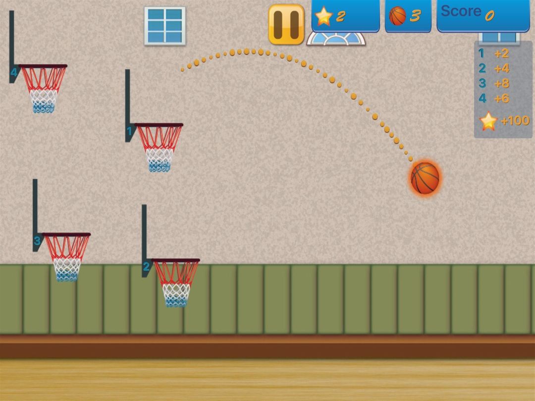 Basketball Shooter King 2 ภาพหน้าจอเกม