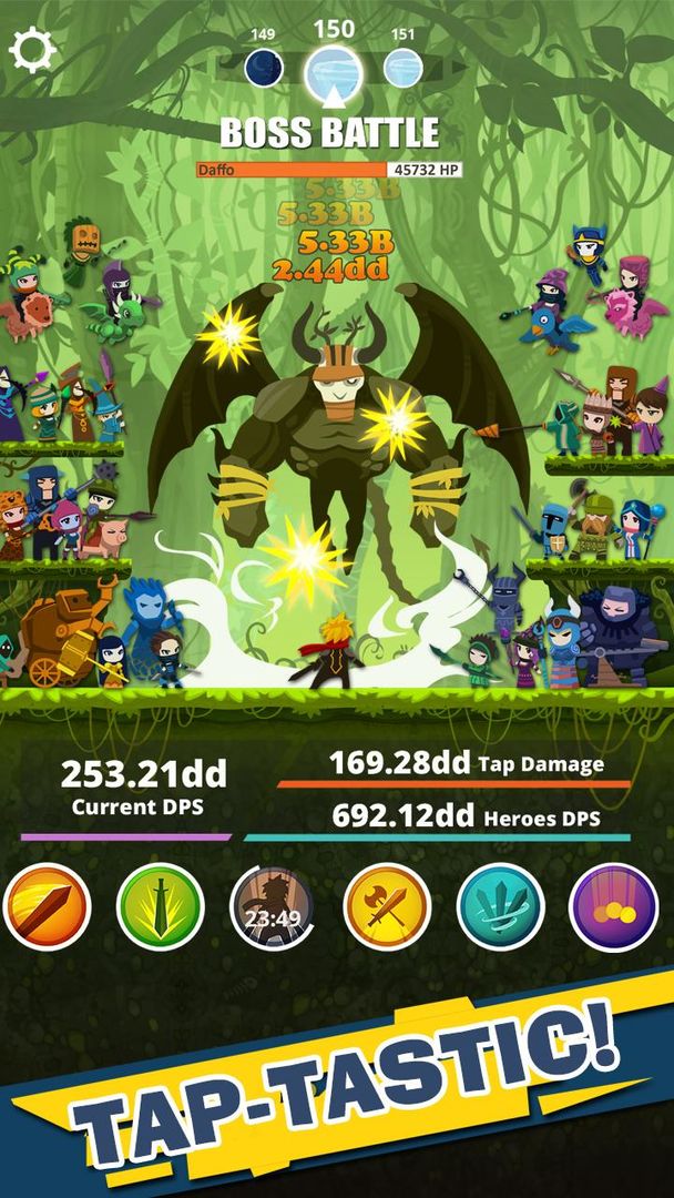 Screenshot of Tap Titans