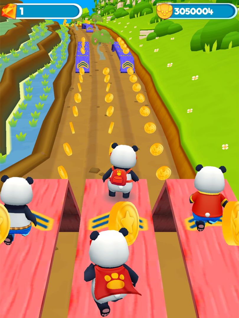 Baby Panda Run screenshot game