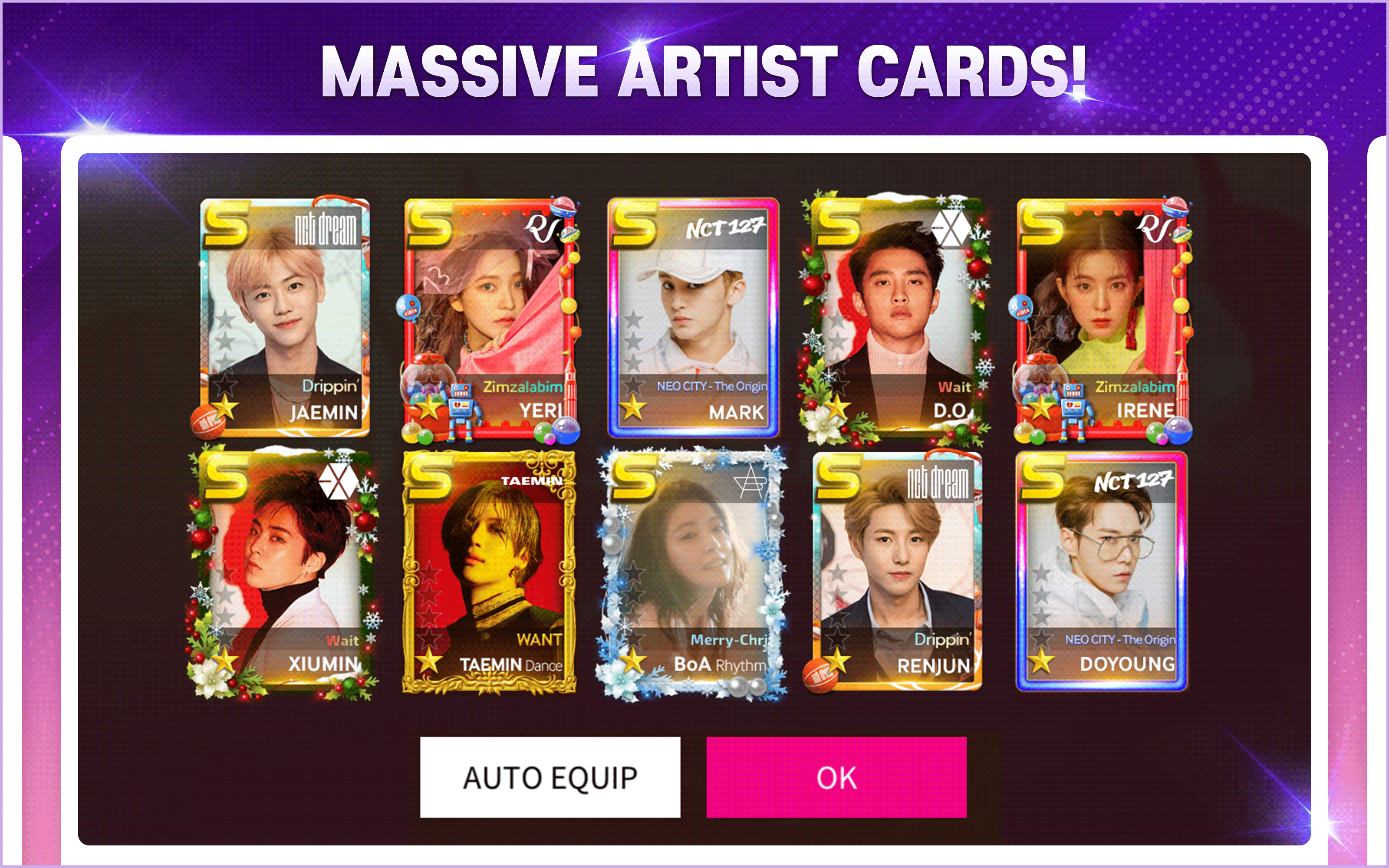 SuperStar SMTOWN ゲームのスクリーンショット