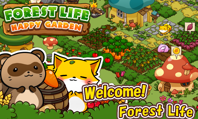 Happy Garden - pets games Game Screenshot