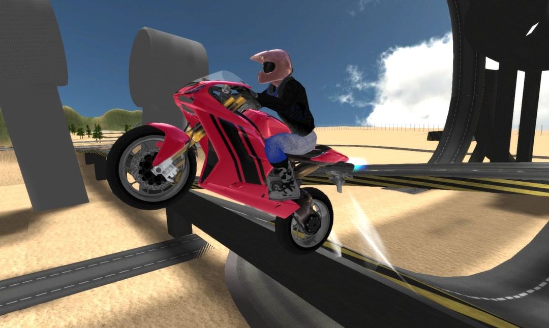 Extreme Bike Race Driving ภาพหน้าจอเกม