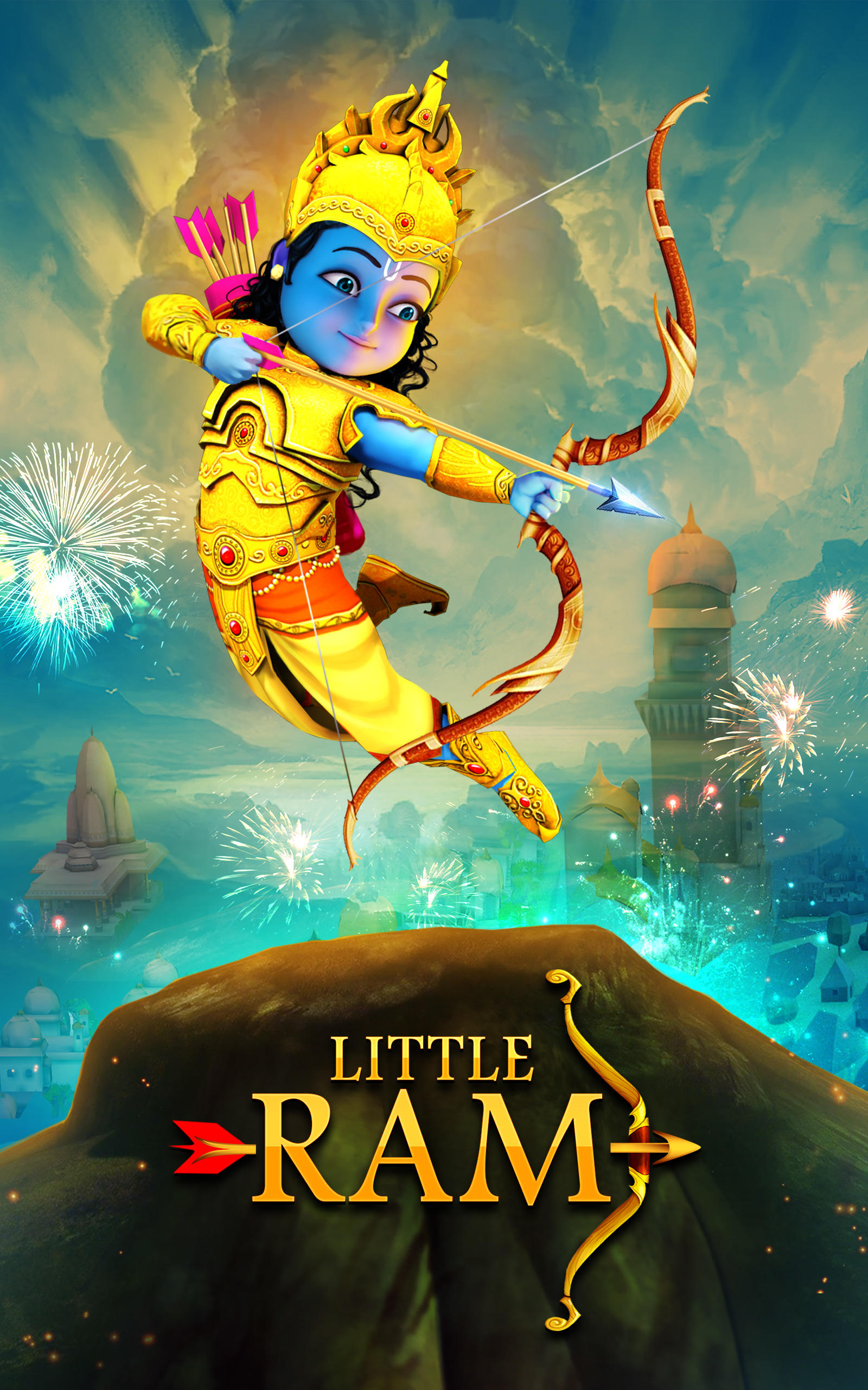 Little Ram - Ayodhya Run Game Screenshot