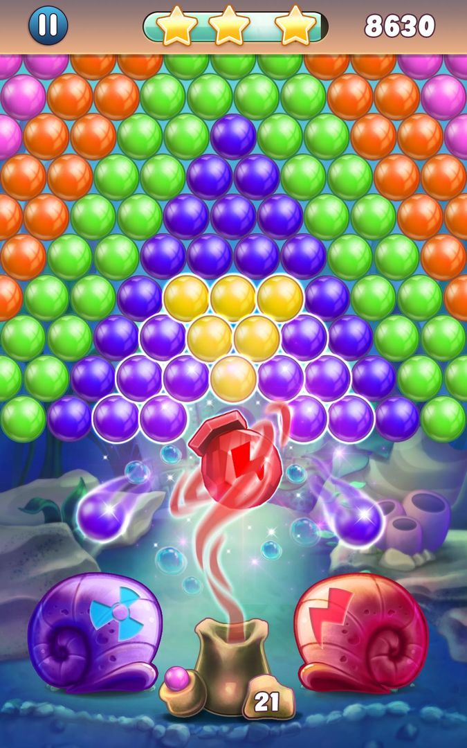 Bubble Aqua screenshot game