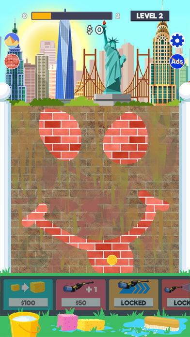 Wall Clean screenshot game