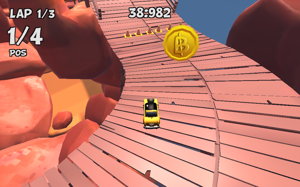 Crazy Cat Rush Racing Game Screenshot