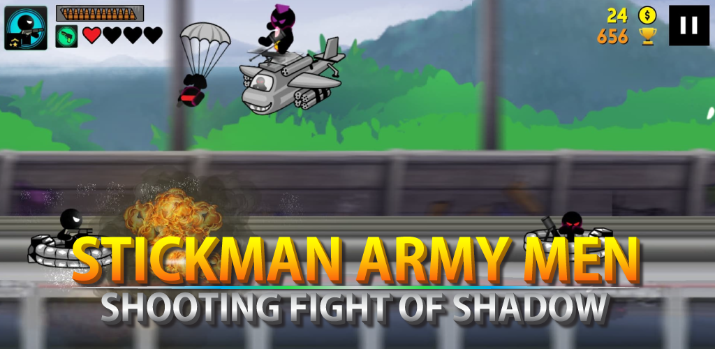 Banner of Stickman Army Men: การยิงต่อสู้ของเงา 1.30042