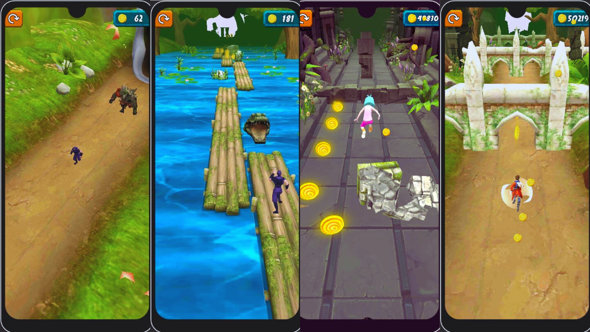 Скриншот игры Endless run  jungle escape