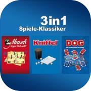 3in1 Game Collection: Ludo XXL + Yatzi  + DOG®