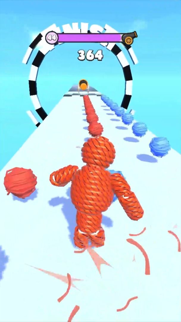 Rope-Man Run screenshot game