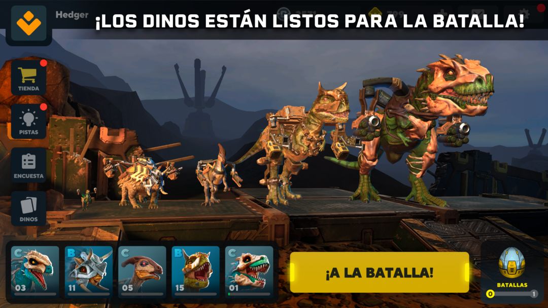 Dino Squad. Luchas entre los d screenshot game