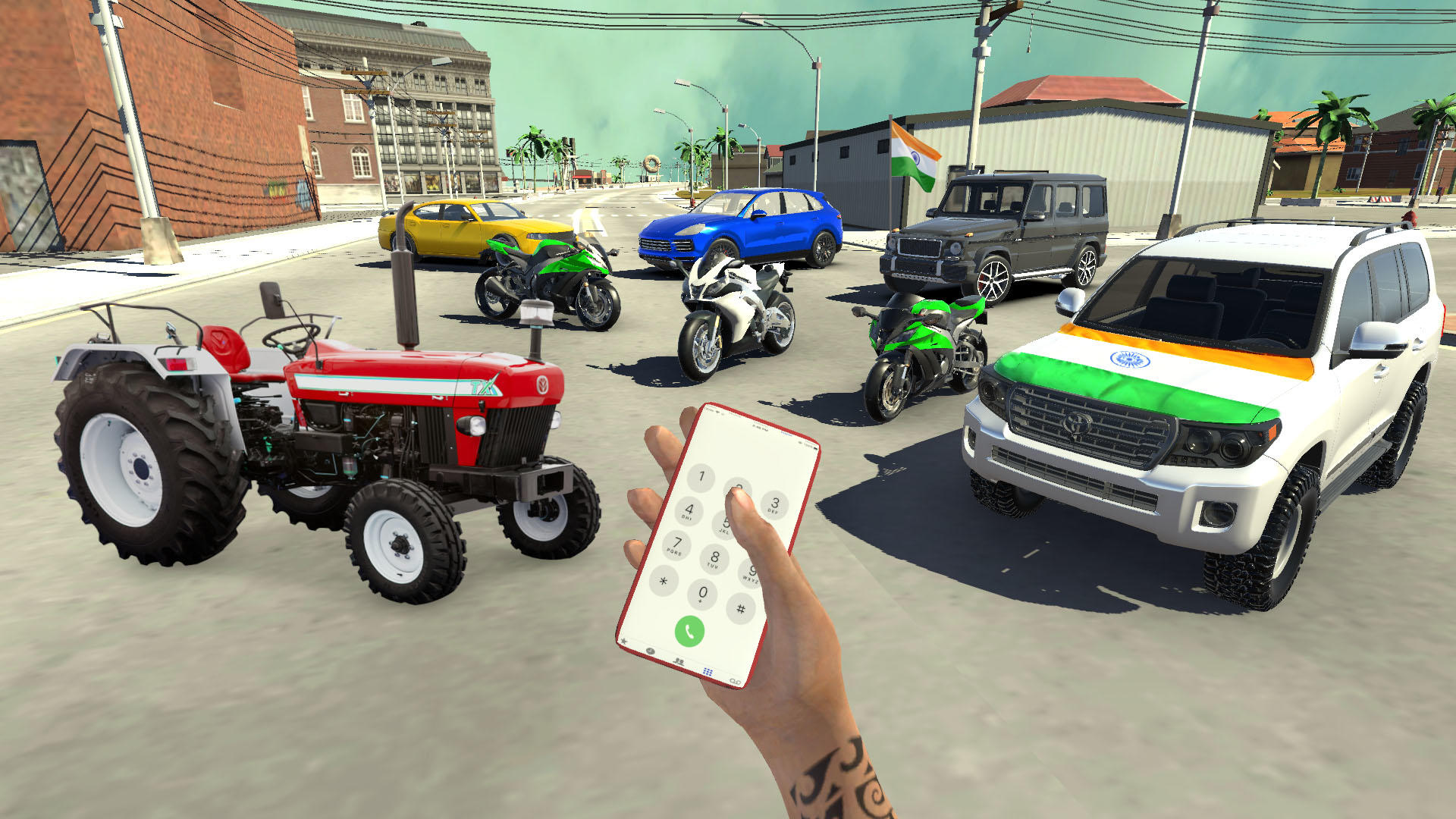 Screenshot 2 of Indian Bike Game 3d Driving 