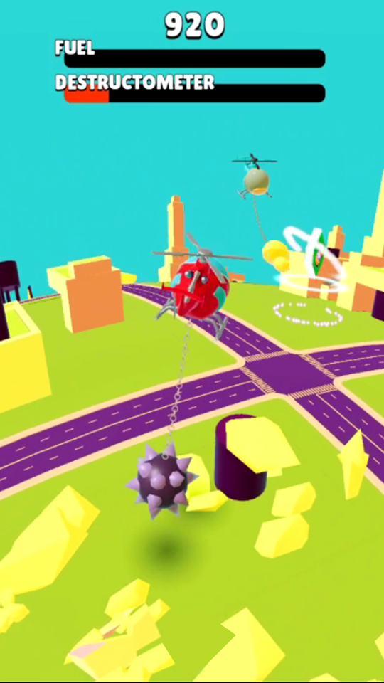 Cuplikan Layar Game Democopter
