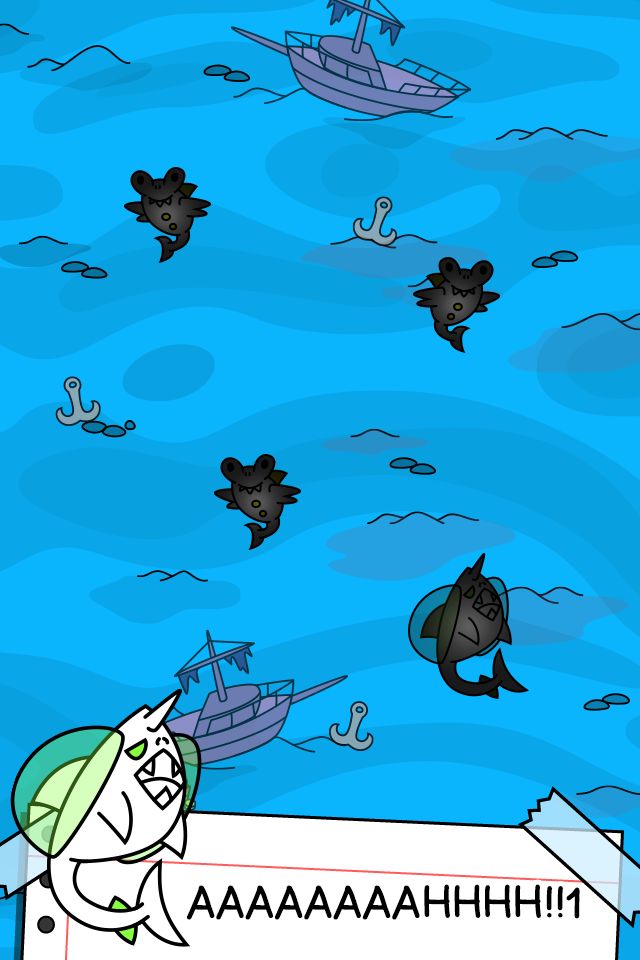 Screenshot of Shark Evolution: Idle Game