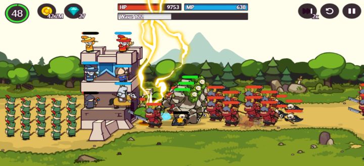 Castle Defender Saga of War Game Screenshot