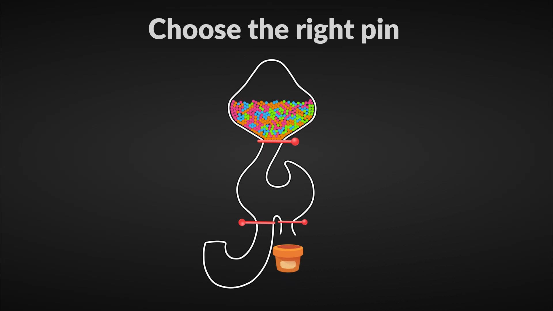 Screenshot of Garden Balls - Pin Pull Games