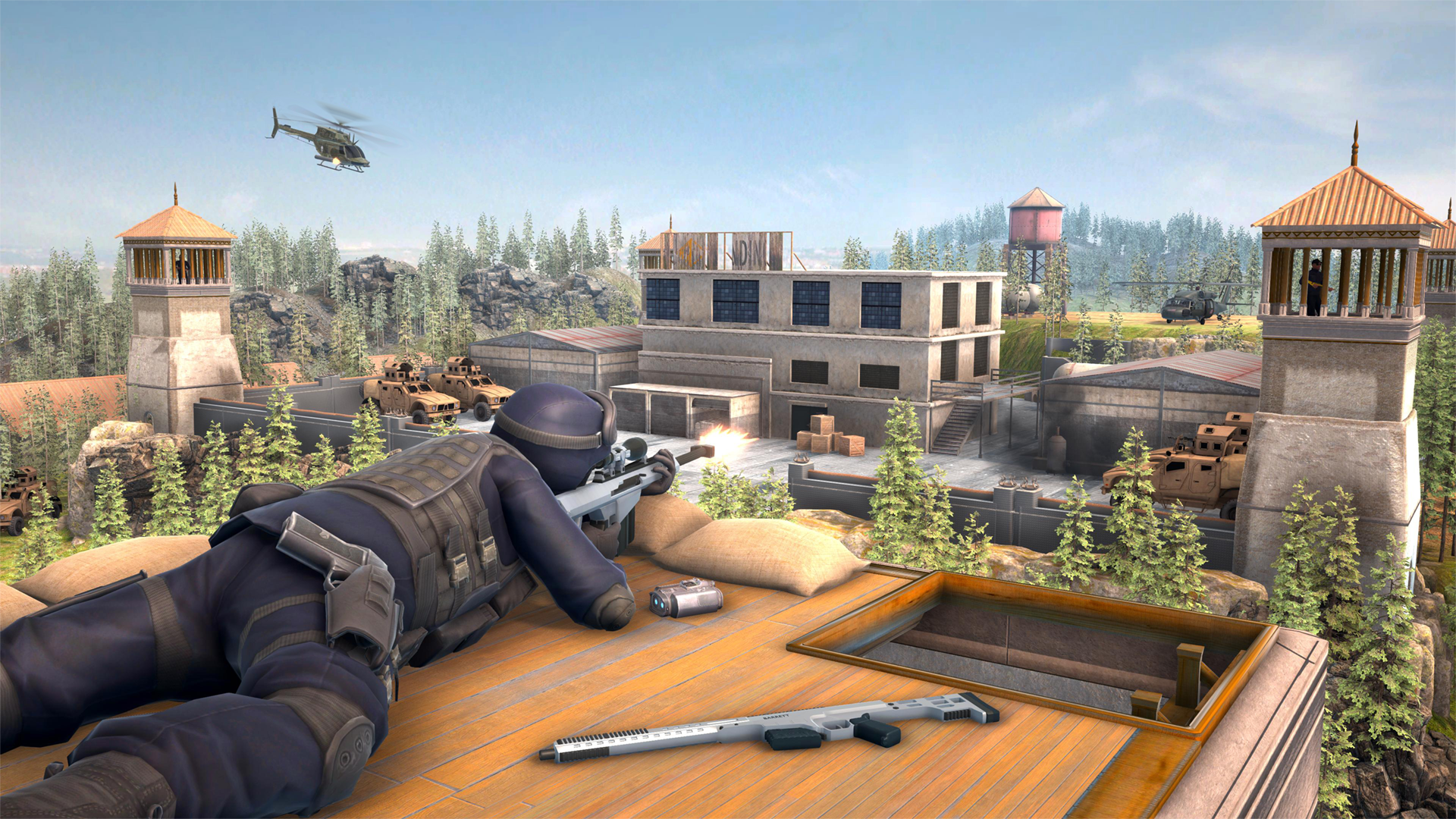 Screenshot 1 of स्निपर शूटर - शूटिंग गेम 1.39