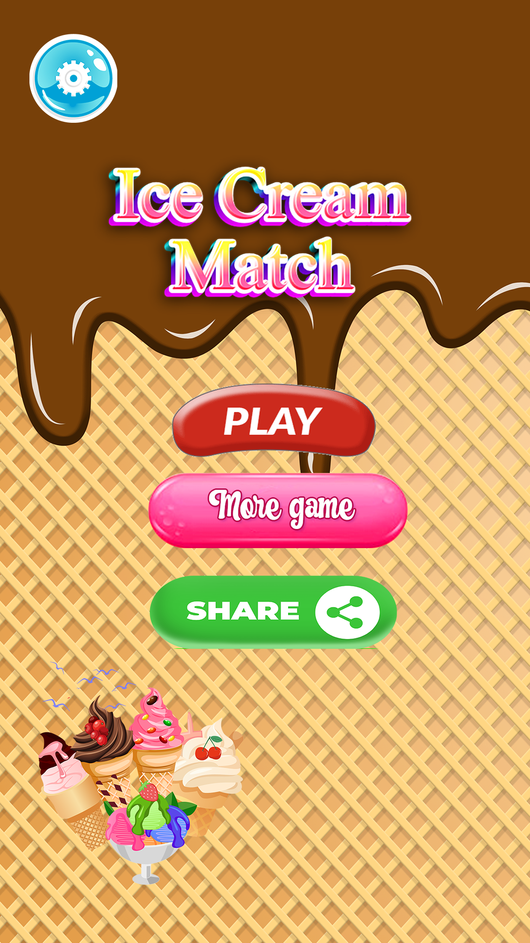 Cuplikan Layar Game Ice Cream Match