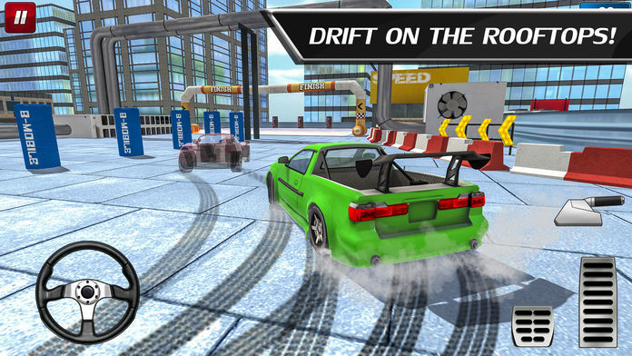 Car Drift Duels: Roof Racing 게임 스크린 샷