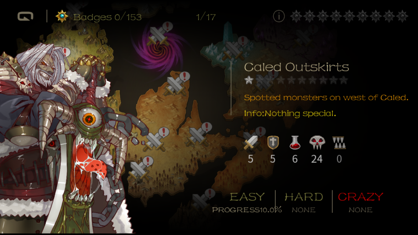 Seven Heroes Game Screenshot