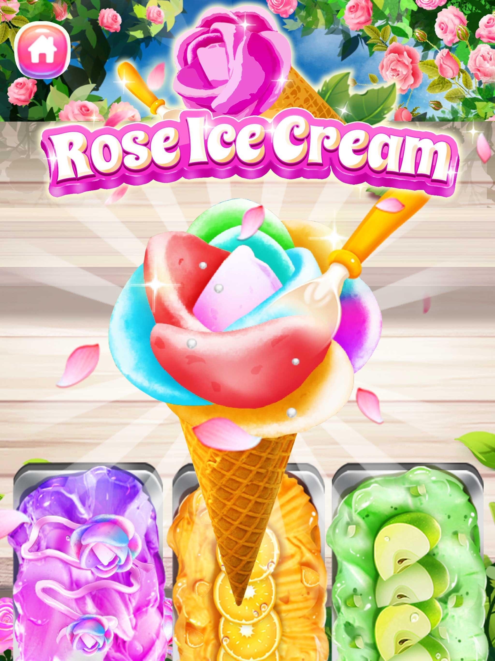 Rainbow Unicorn Rose Ice Cream - Cooking Games android iOS apk download for  free-TapTap