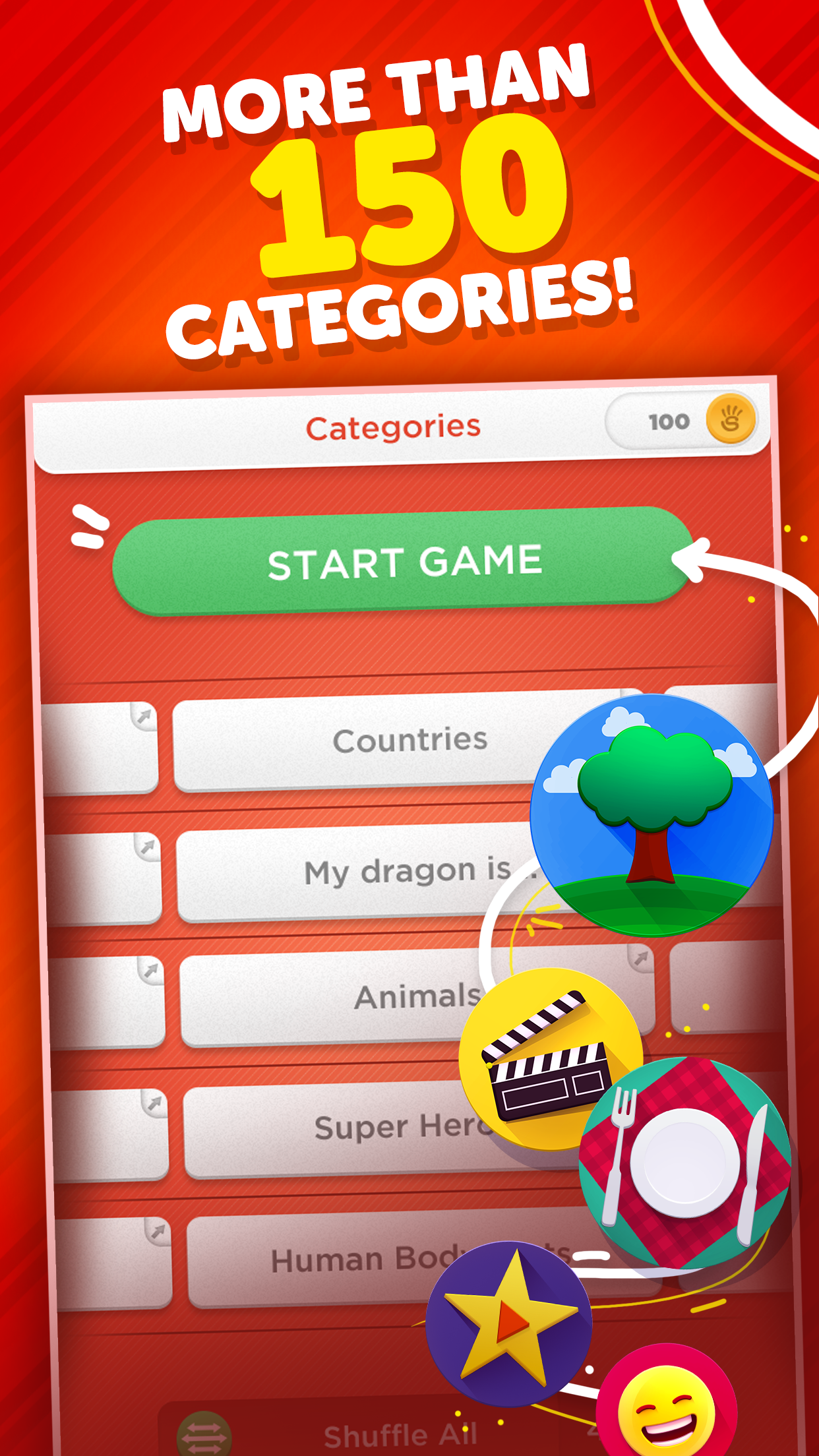 Stop - Categories Word Game 게임 스크린샷