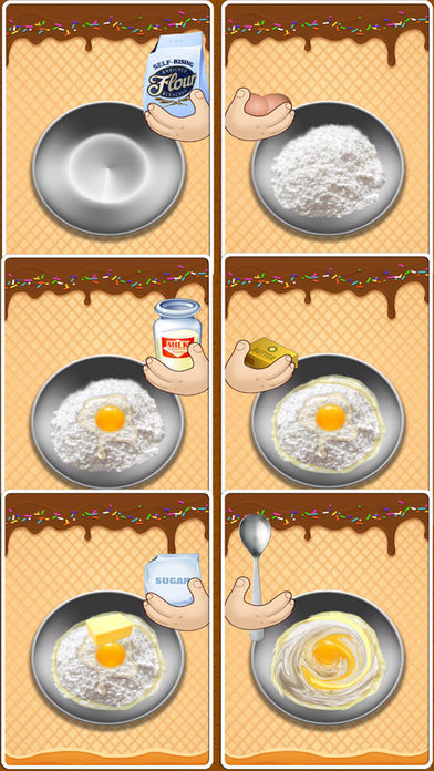 Letter 饼干制作 儿童烹饪游戏 screenshot game