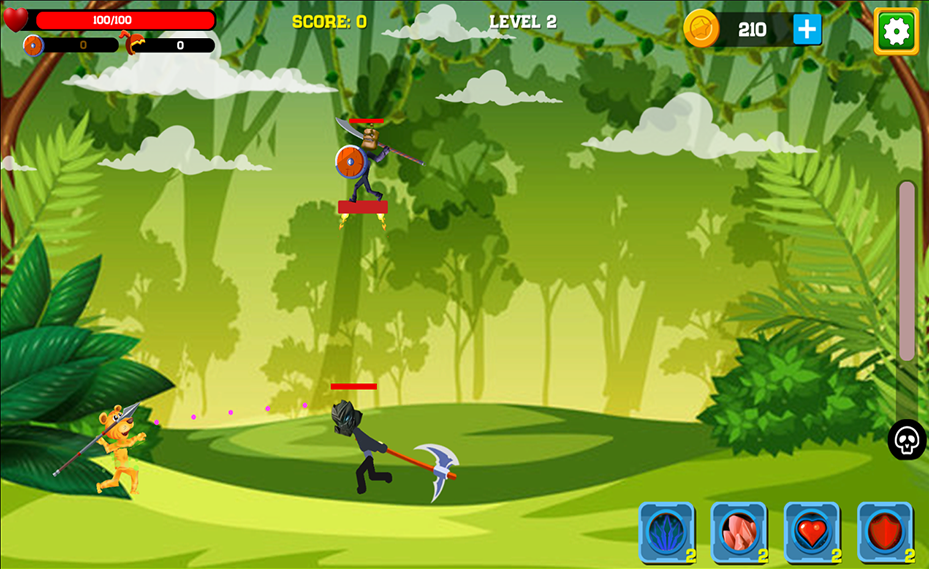 Tiger Spear Game ภาพหน้าจอเกม
