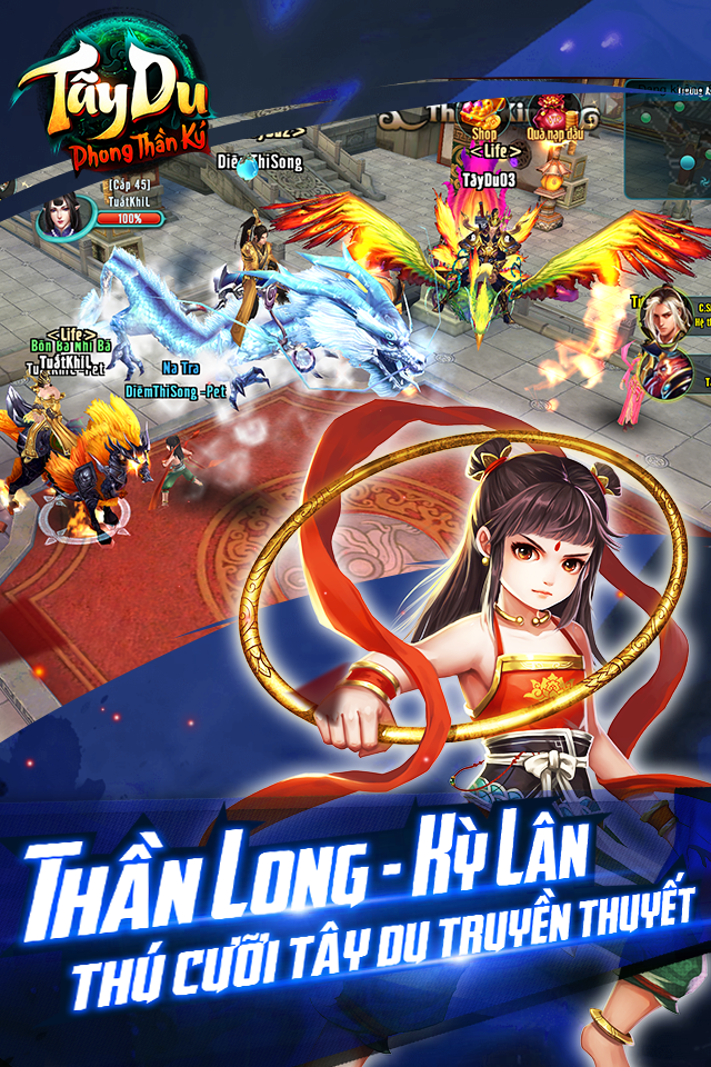 TÂY DU PHONG THẦN KÝ ゲームのスクリーンショット