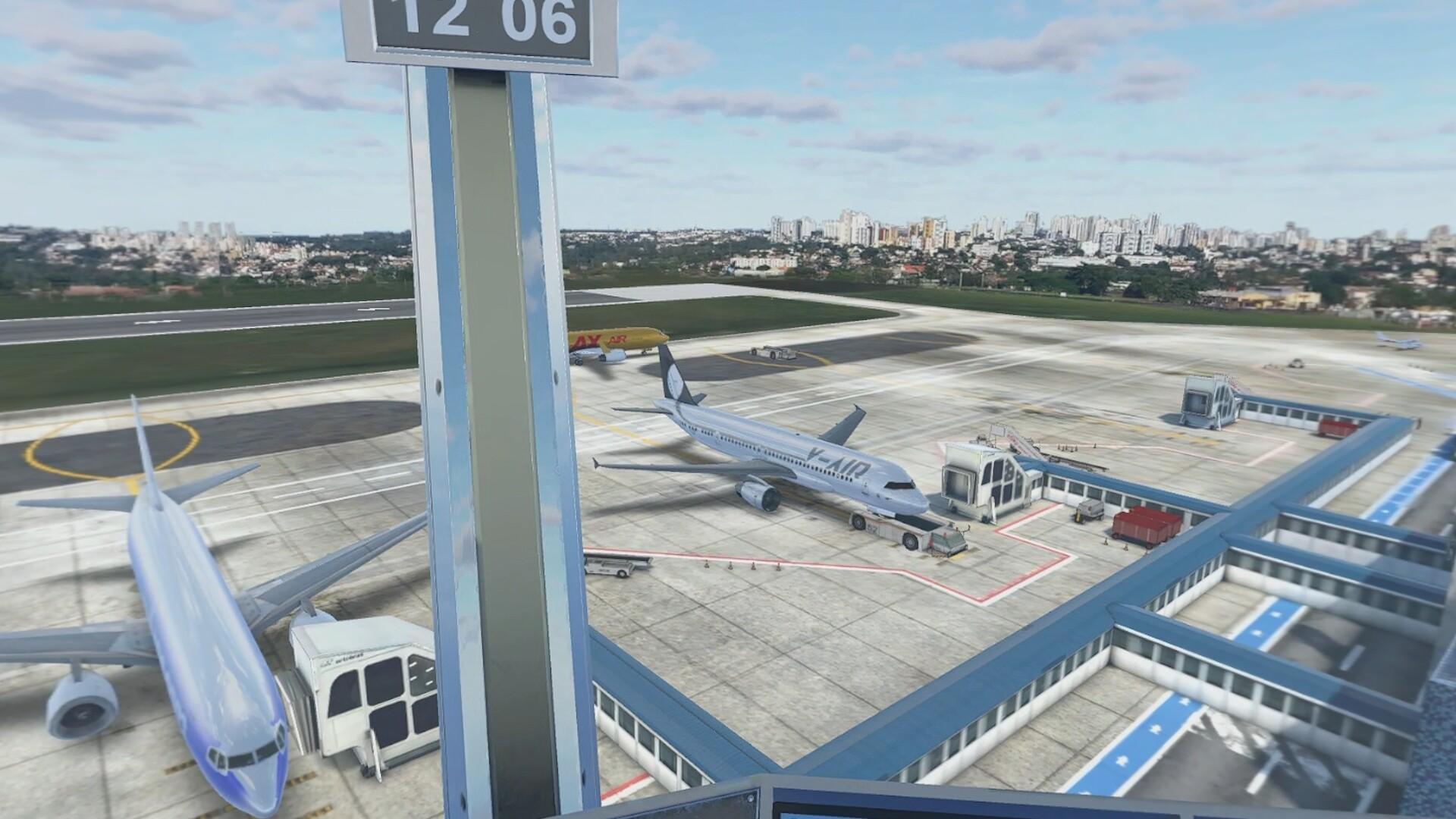 Cuplikan Layar Game V-Air Traffic Control