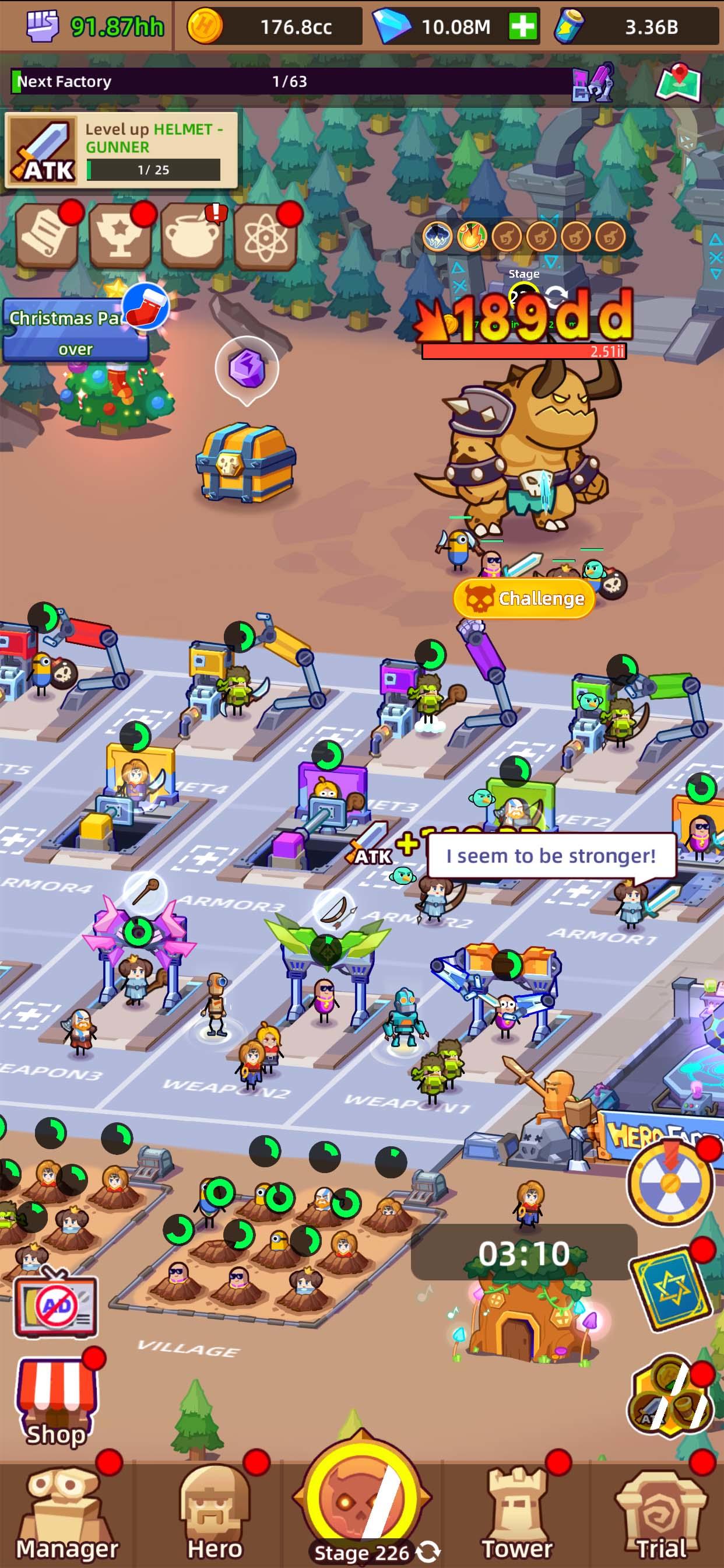 Screenshot of Hero Making Tycoon