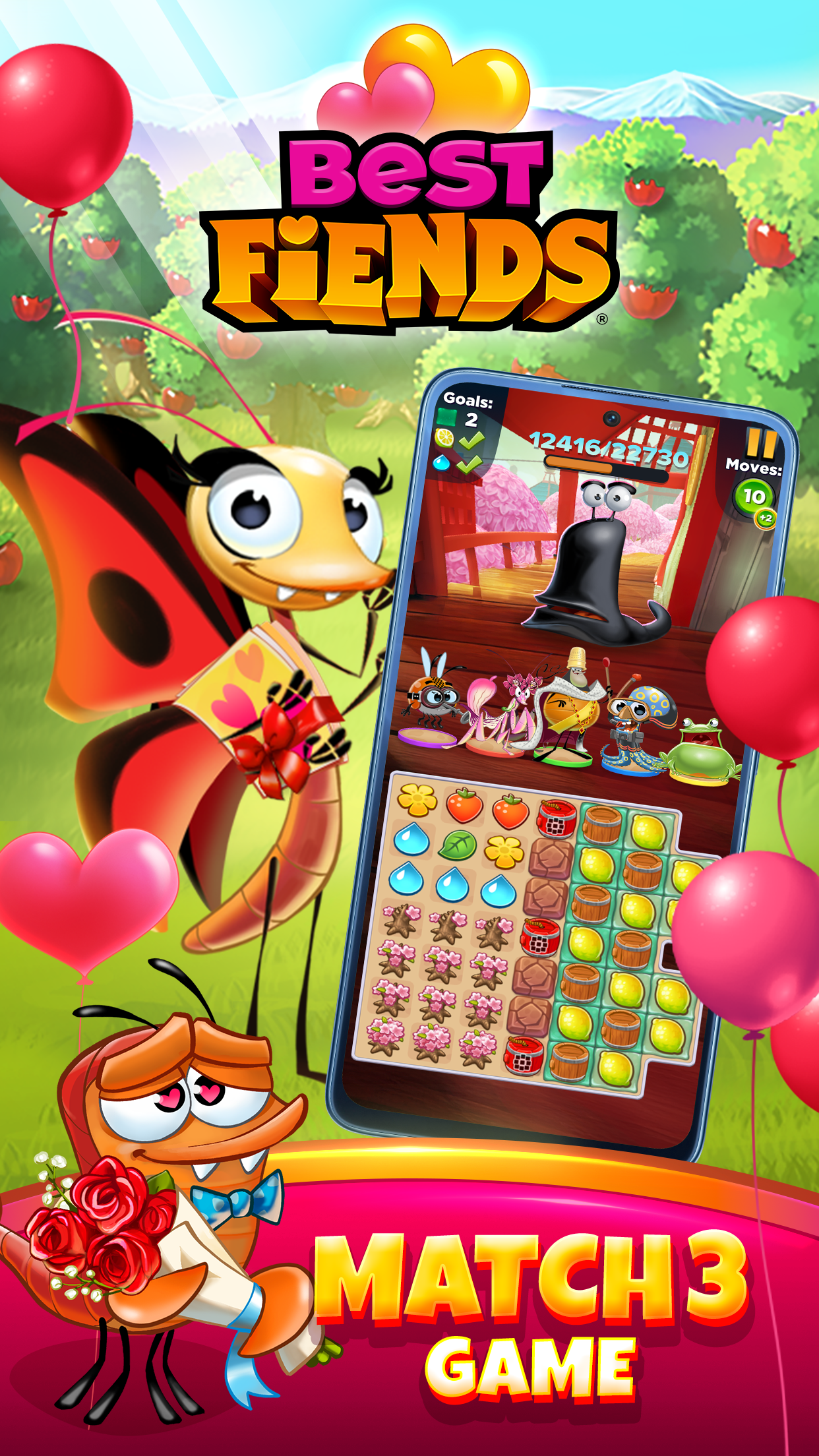 Best Fiends - Match 3 Puzzles Game Screenshot