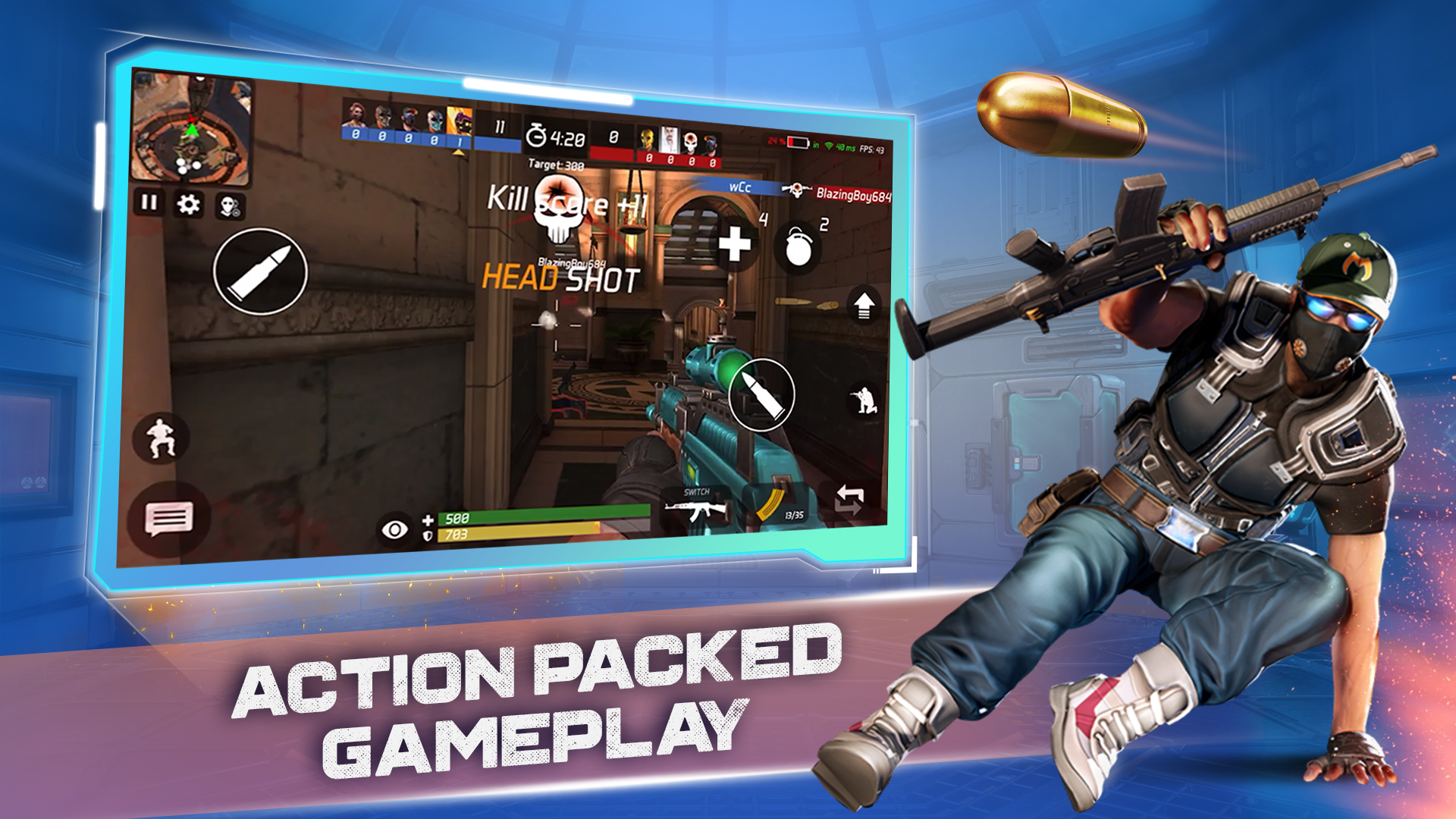 Free Fire Best Multiplayer Online Fps Android Game 