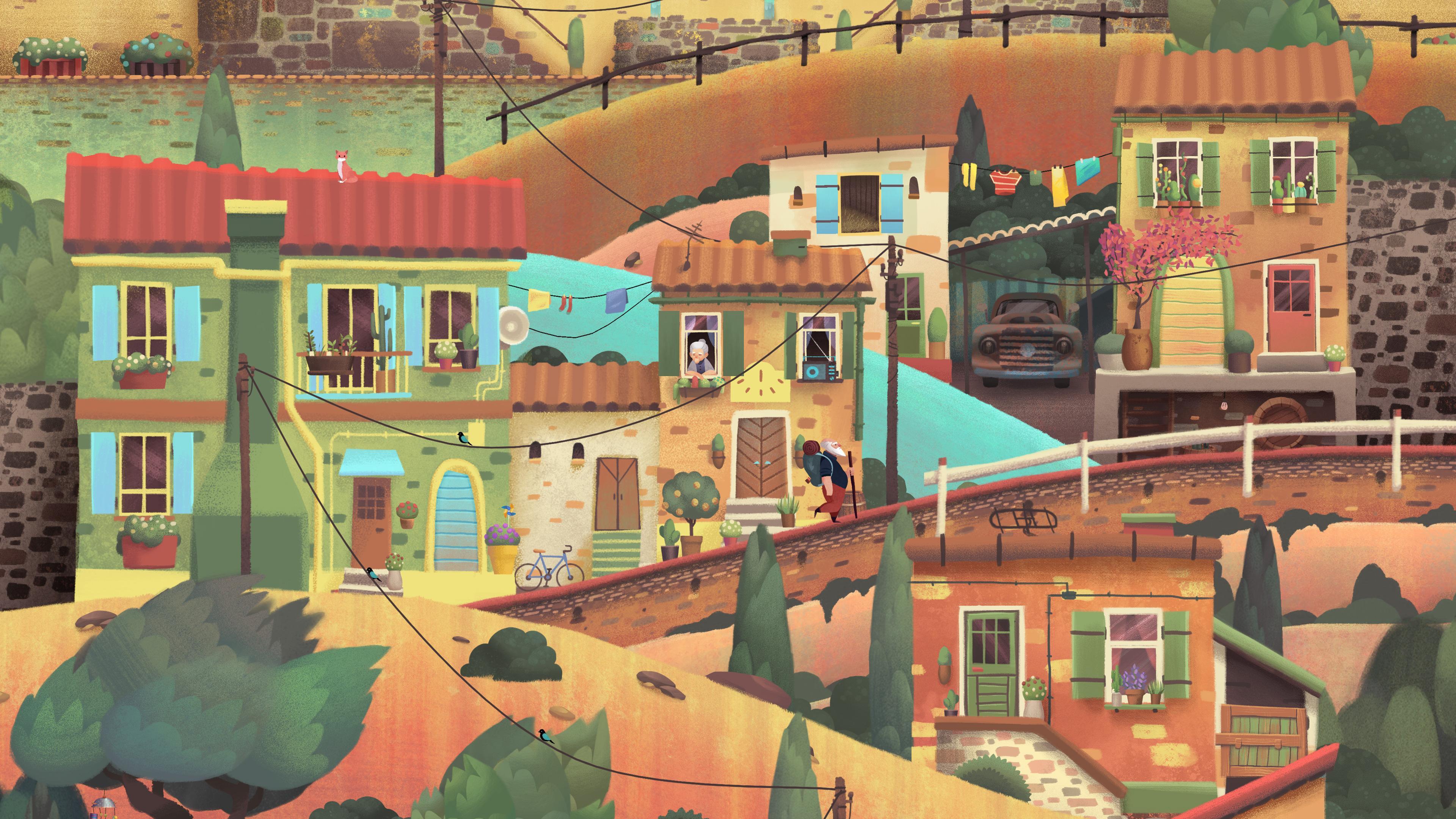 Old Man's Journey Demo Game Screenshot