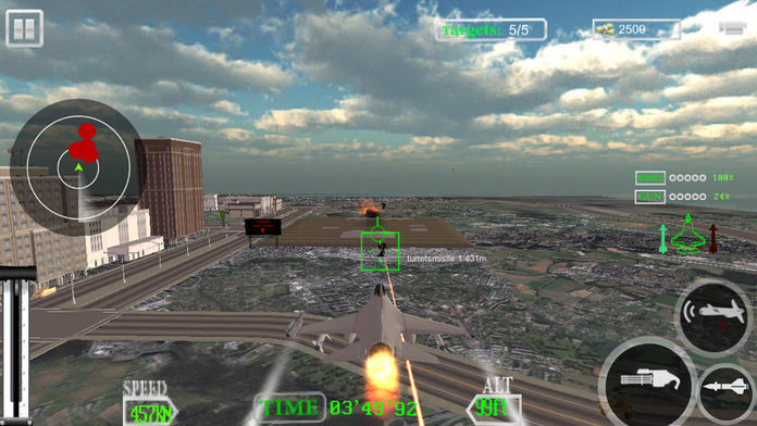 Real 3D Jet Fighter ภาพหน้าจอเกม