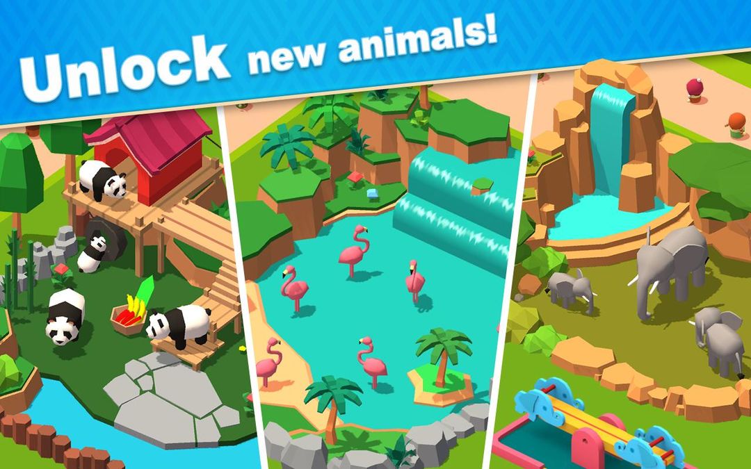 Screenshot of Zoo Mania: 3D Animal Puzzles