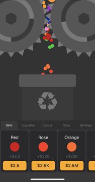Idle Ball Crush! Game Screenshot