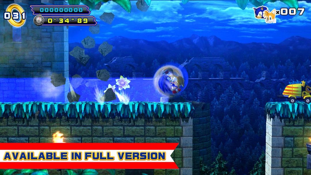 Screenshot of Sonic 4 Episode II LITE