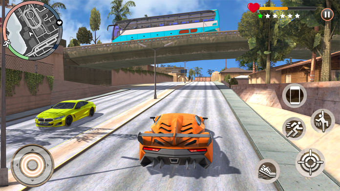 Grand Theft City- Racing World Game Screenshot