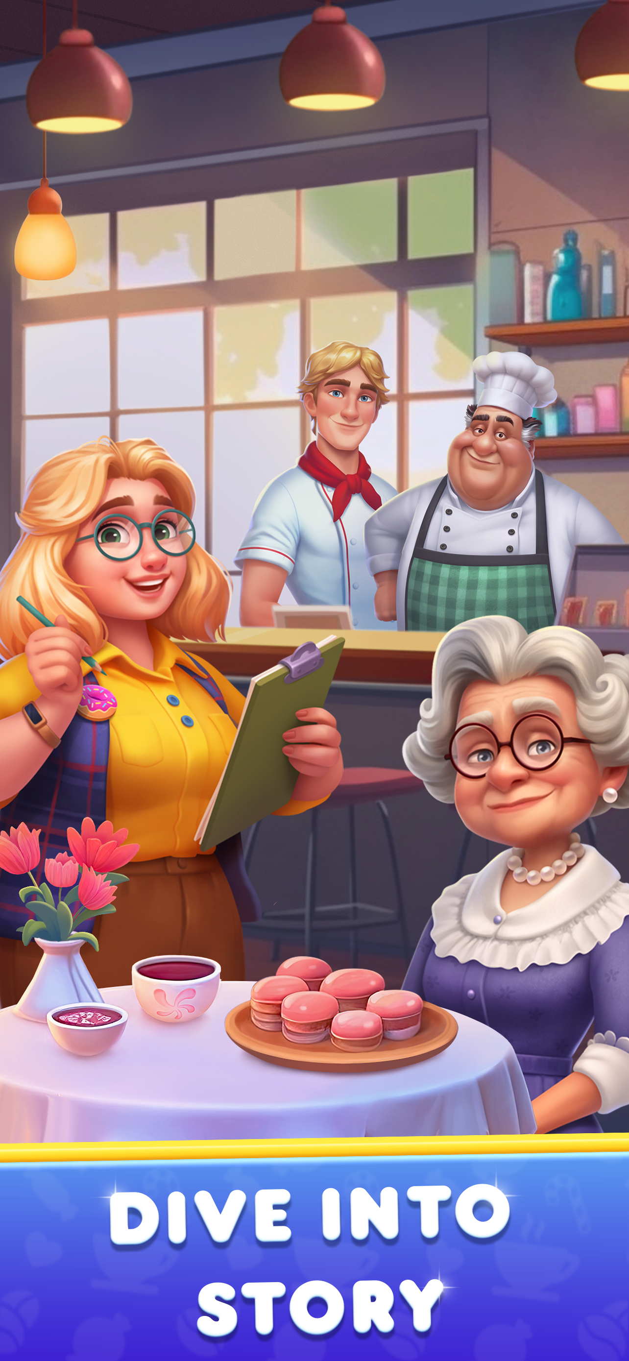 Solitaire Cafe Design & Decor ภาพหน้าจอเกม