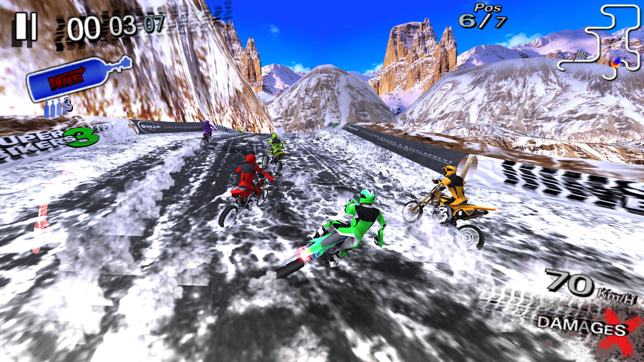 SuperBikers 3 Game Screenshot