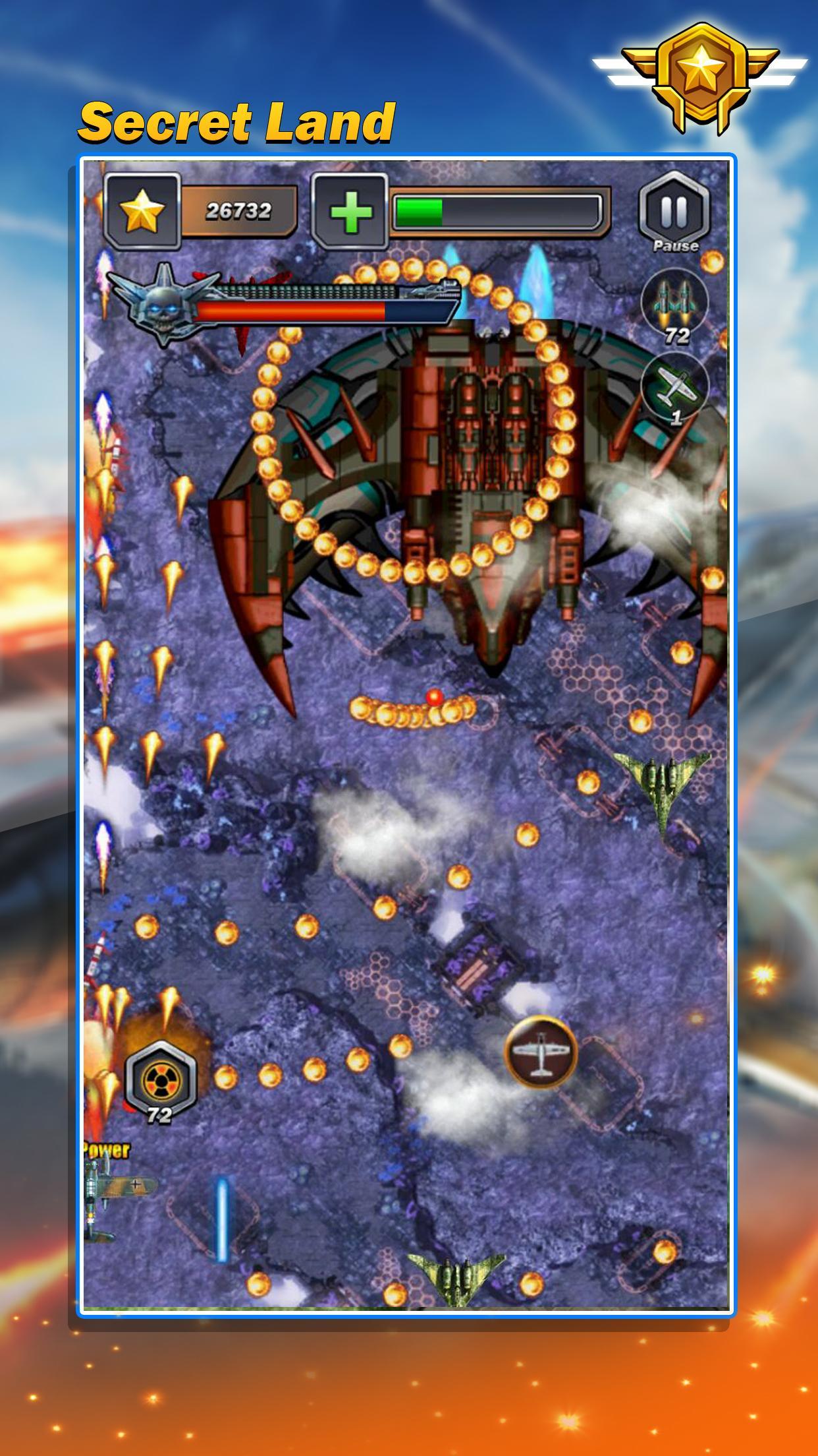 Galaxy Raiden Fighter - Squadr Game Screenshot