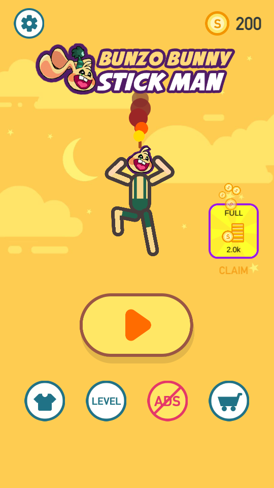 Bunzo bunny stickman screenshot game