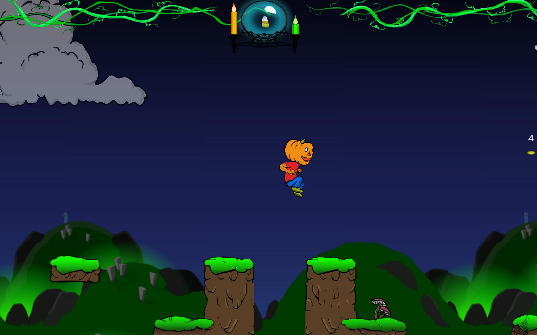 Screenshot of Perry the Pumpkin