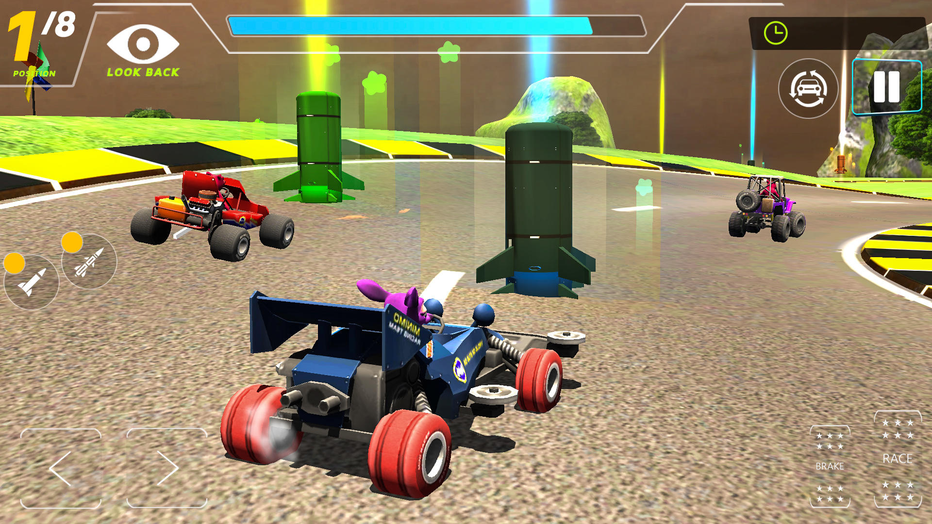 Скриншот игры Turbo Kart Racing: Kids Games