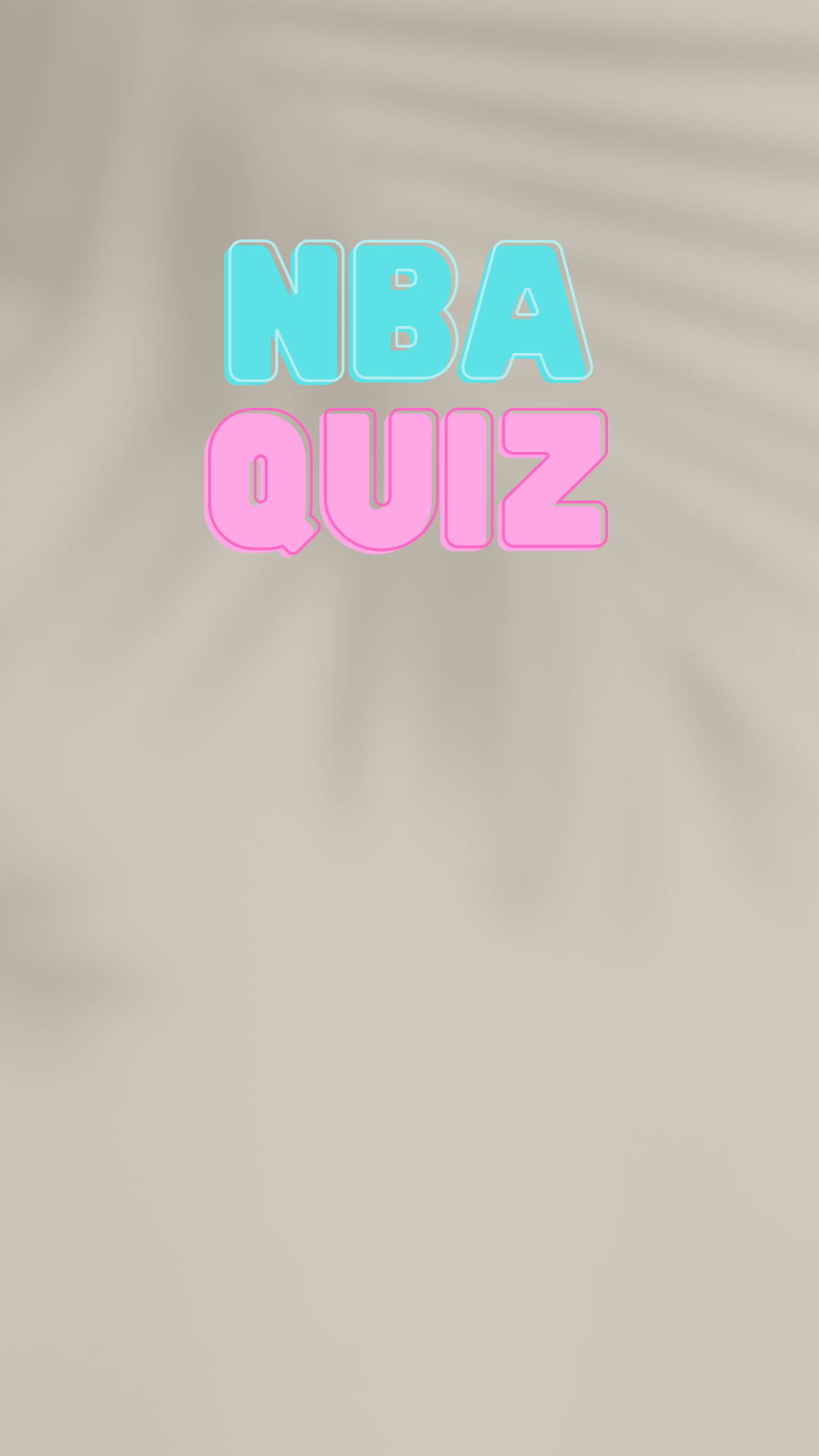 Screenshot of NBA quiz 2023