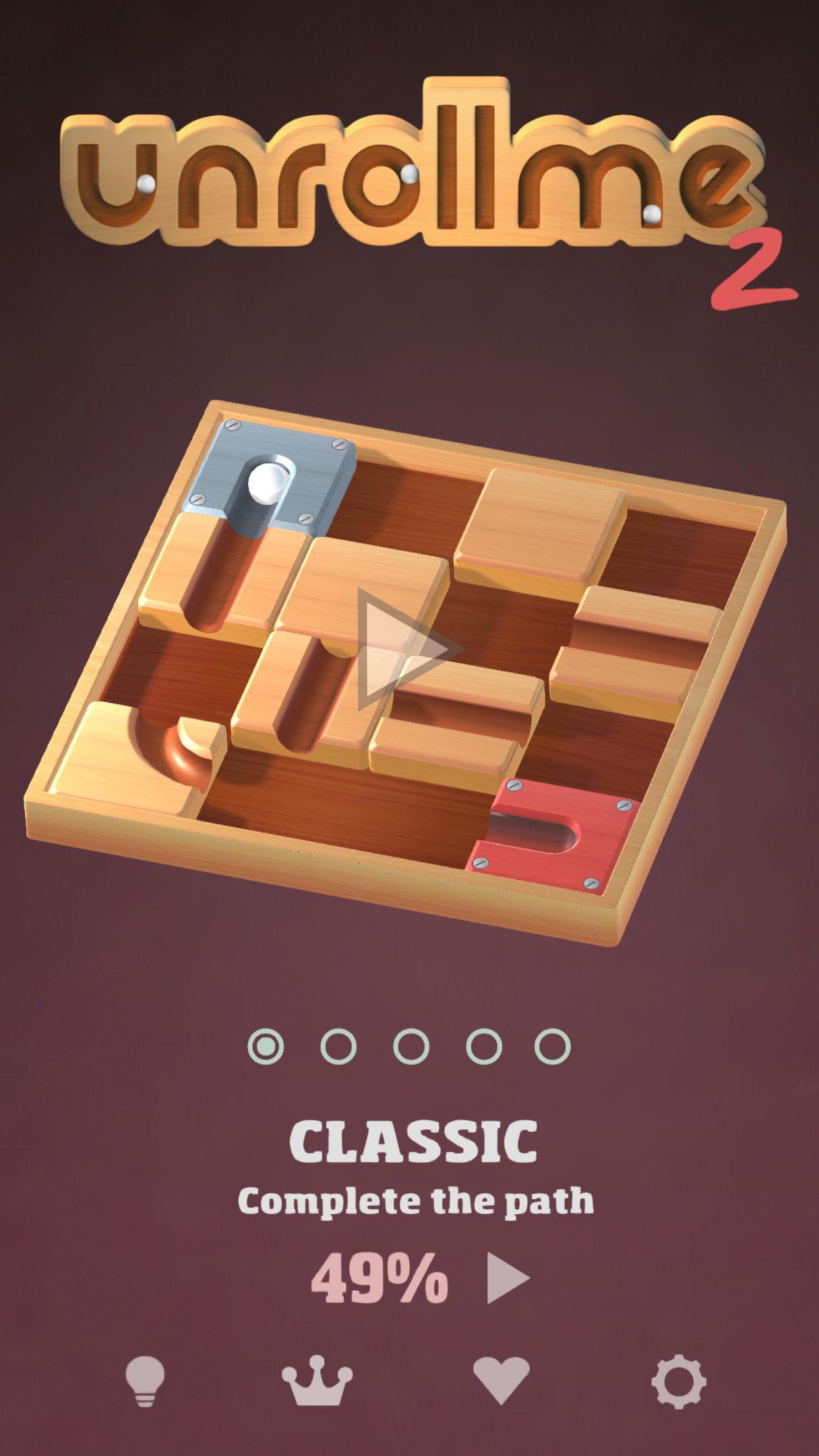 Unroll Me 2 Game Screenshot